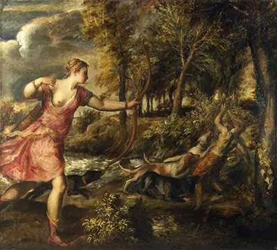 The Death of Actaeon Titian